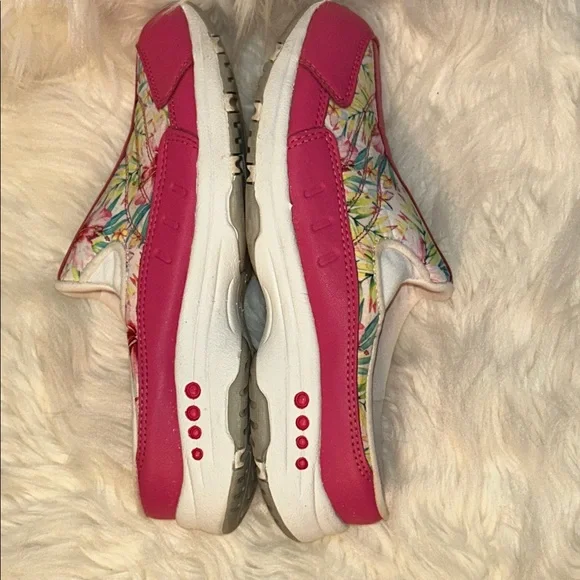 Easy Spirit Floral Pink Slip-On Sneakers - Picture 4 of 7